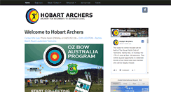 Desktop Screenshot of hobartarchers.org